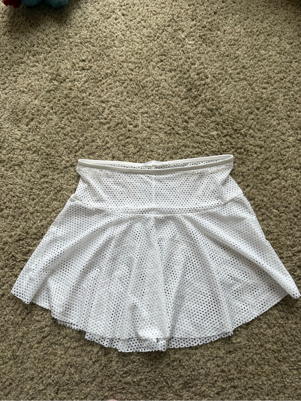 Eleve Dancewear White Perforated Skirt